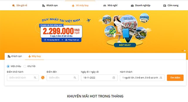 Săn vé máy bay tết