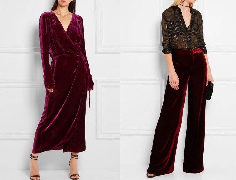 Trang phục tông màu rượu vang cho những buổi tiệc của chị em