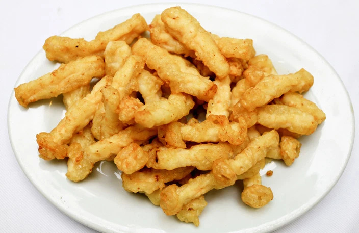 Thành phẩm Nấm Linh Chi Trắng chiên giòn