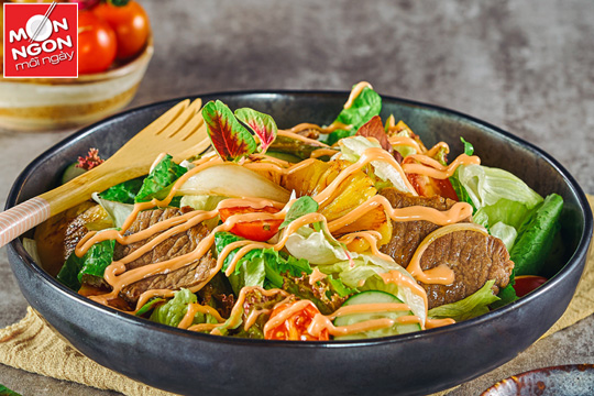 Salad trái thơm mayo