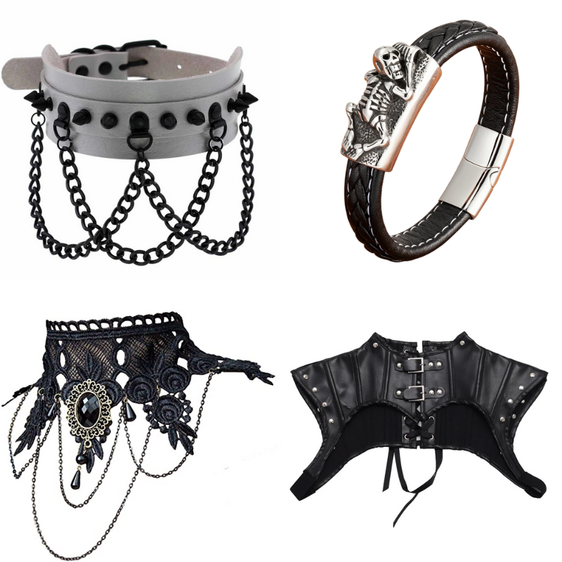 Các phụ kiện đặc trưng của phong cách gothic