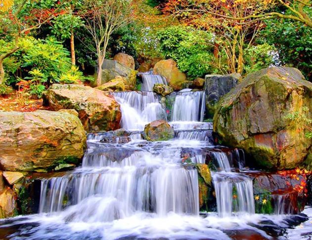 Tranh phong cảnh 3D - Tranh 3D thác đẹp